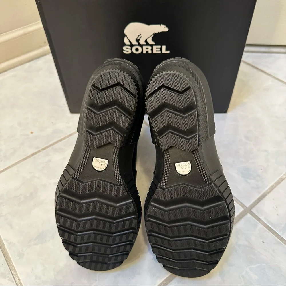 NWT Sorel ONA Ave Wedge Leather Ankle Boot Size 8.5
